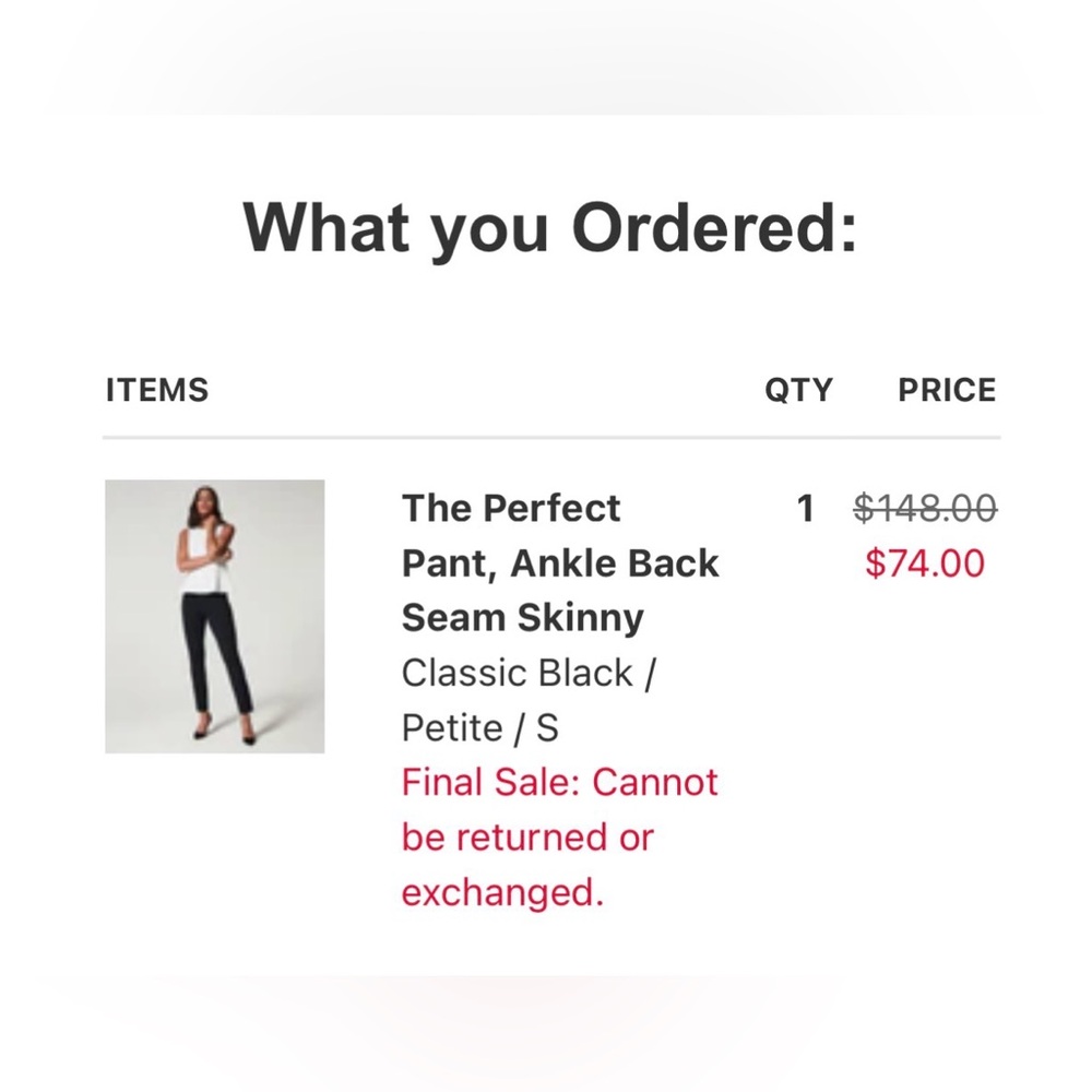 SPANX The Perfect Pant, Ankle